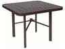 Suncoast Vectra Aluminum Square Outdoor Dining Table with Umbrella Hole