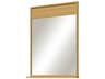 Sunny Wood Nikko Clear Oak Wall Mirror Rectangular