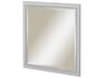 Sunny Wood Riley Fresh White Wall Mirror Square