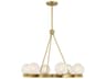 Savoy House Darien 6-Light Warm Brass Globe Chandelier