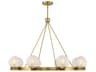 Savoy House Darien 8-Light Warm Brass Globe Chandelier
