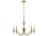 Savoy House Champlain 5-Light Warm Brass Traditional Candelabra Chandelier