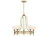 Savoy House Allston 5-Light Warm Brass Round Chandelier