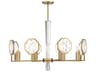 Savoy House Leighton 8-Light Warm Brass Chandelier