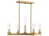Savoy House Carina 5-Light Warm Brass Cylinder Chandelier