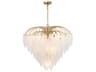 Savoy House Boa 9-Light Warm Brass Chandelier