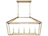 Savoy House Townsend 5-Light Warm Brass Linear Island Pendant