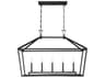 Savoy House Townsend 5-Light Matte Black Linear Island Pendant