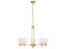 Savoy House Kohlman 5-Light Warm Brass Chandelier