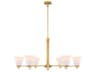 Savoy House Kohlman 6-Light Warm Brass Chandelier