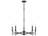Savoy House Gardner 5-Light Champagne Mist Black Candelabra Chandelier