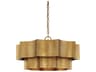 Savoy House Shelby 6-Light Gold Patina Tiered Pendant