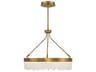 Savoy House Landon 1-Light Warm Brass Crystal LED Round Pendant