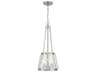 Savoy House Crawford 3-Light Satin Nickel Glass Mini Pendant