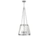 Savoy House Crawford 4-Light Satin Nickel Glass Pendant