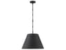 Savoy House Alden 1-Light Matte Black Empire Pendant