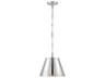 Savoy House Alden 1-Light Polished Nickel Empire Mini Pendant
