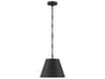 Savoy House Alden 1-Light Matte Black Empire Mini Pendant