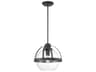 Savoy House Pendleton 1-Light Matte Black Glass Globe Pendant