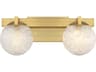 Savoy House Darien 2-Light Warm Brass Vanity Light