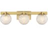 Savoy House Darien 3-Light Warm Brass Vanity Light