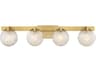Savoy House Darien 4-Light Warm Brass Vanity Light