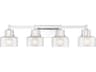 Savoy House Dover 4-Light Chrome Vanity Light