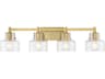 Savoy House Dover 4-Light Warm Brass Vanity Light
