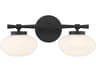 Savoy House Barrow 2-Light Matte Black Vanity Light