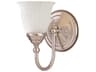 Savoy House Brunswick 1-Light Satin Nickel Wall Sconce