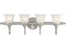 Savoy House Brunswick 4-Light Satin Nickel Vanity Light