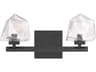 Savoy House Castello 2-Light Matte Black Vanity Light
