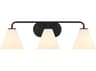 Savoy House Blair 3-Light Matte Black Vanity Light