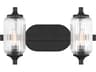 Savoy House Holton 2-Light Matte Black Vanity Light
