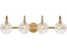 Savoy House Addison 4-Light Warm Brass Vanity Light