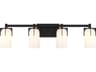 Savoy House Caldwell 4-Light Matte Black Vanity Light