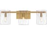Savoy House Genry 3-Light Warm Brass Vanity Light