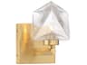 Savoy House Castello 1-Light Warm Brass Wall Sconce