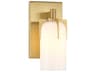 Savoy House Caldwell 1-Light Warm Brass Vanity Light