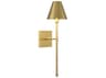 Savoy House Jefferson 1-Light Warm Brass Wall Sconce