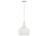 Savoy House Meridian 1-Light Bisque White Bell Mini Pendant