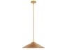 Savoy House Meridian 1-Light Natural Brass Pendant