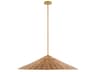 Savoy House Meridian 1-Light Natural Brass Pendant