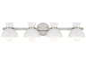 Savoy House Meridian 4-Light Brushed Nickel Vanity Light