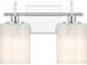 Savoy House Meridian 2-Light Chrome Vanity Light
