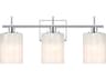 Savoy House Meridian 3-Light Chrome Vanity Light