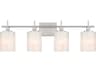 Savoy House Meridian 4-Light Brushed Nickel Vanity Light
