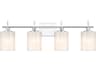 Savoy House Meridian 4-Light Chrome Vanity Light