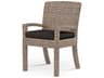 Sunset West Havana Tobacco Wicker Cushion Dining Chair