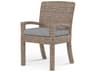 Sunset West Havana Tobacco Wicker Cushion Dining Chair